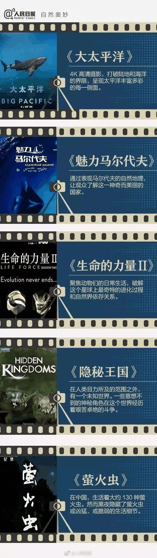 《人民日?qǐng)?bào)》推薦給學(xué)生的40部紀(jì)錄片，適合孩子