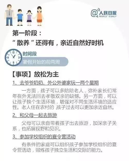 這份暑假學習計劃表，家長都在打印，快收藏！